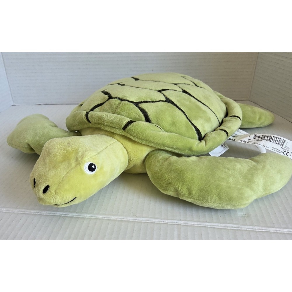 IKEA Blavingad Green SEA TURTLE Soft Stuffed Animal Plush Toy 17"